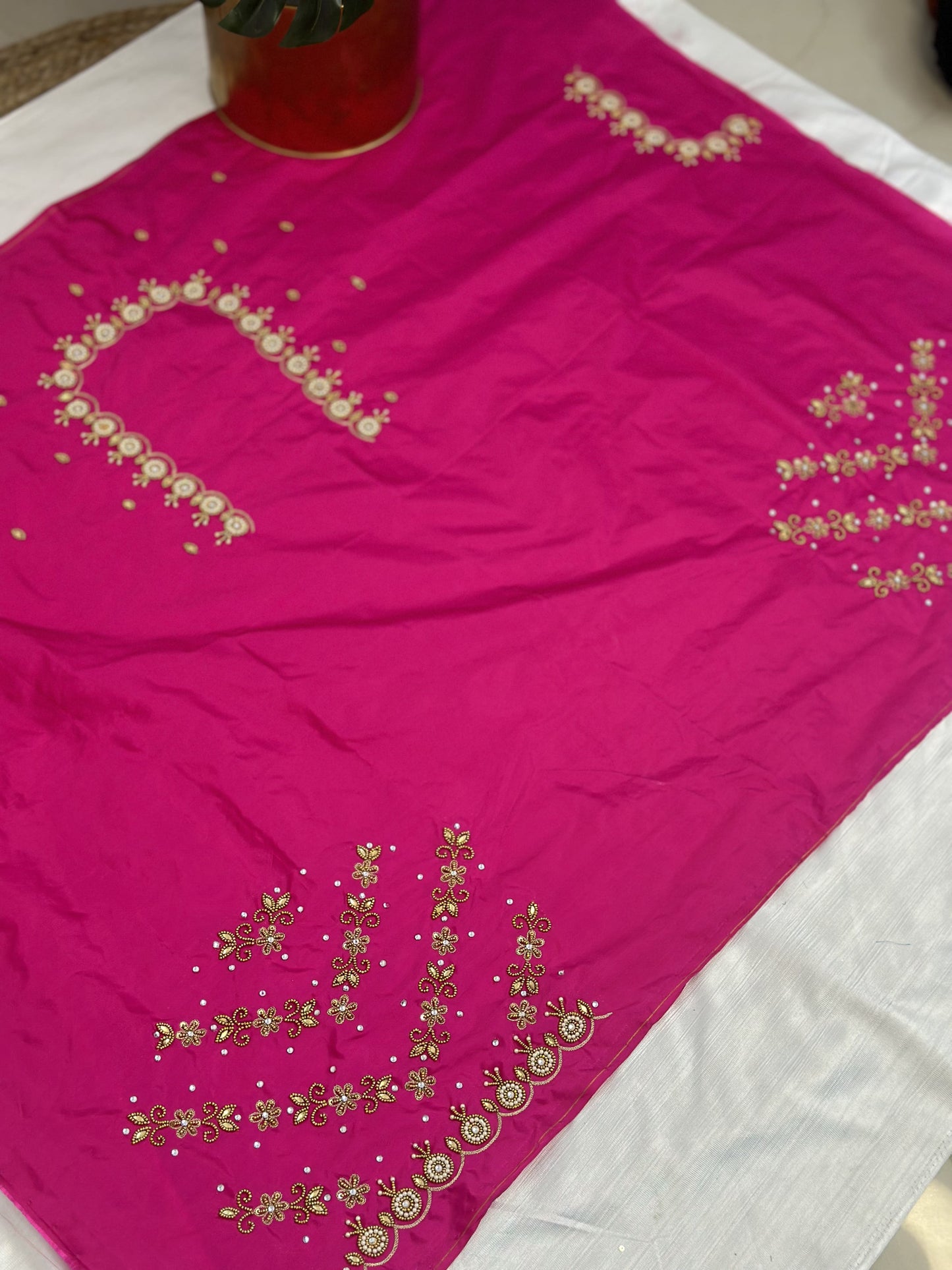 Pink Hand Work Blouse