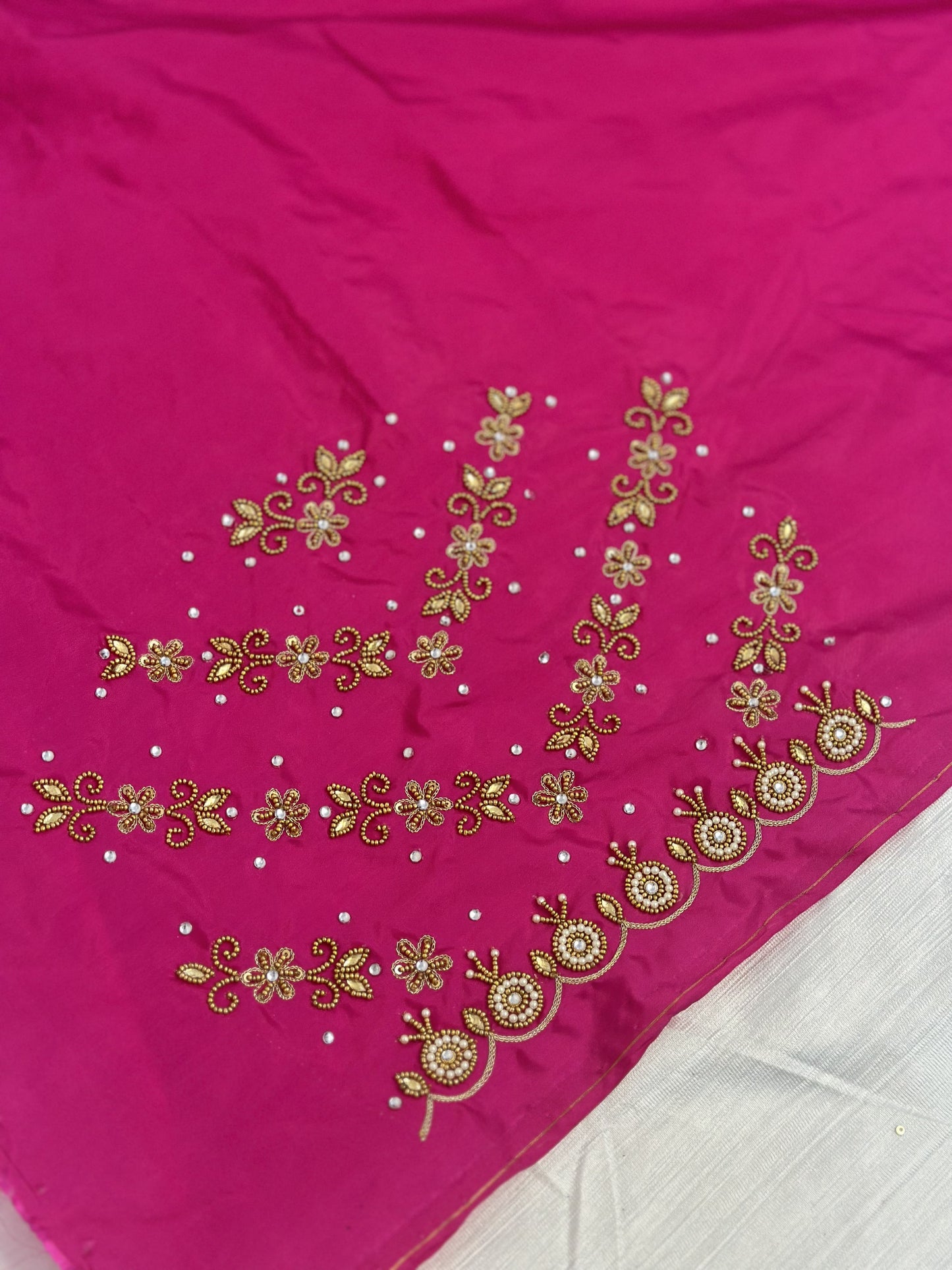 Pink Hand Work Blouse