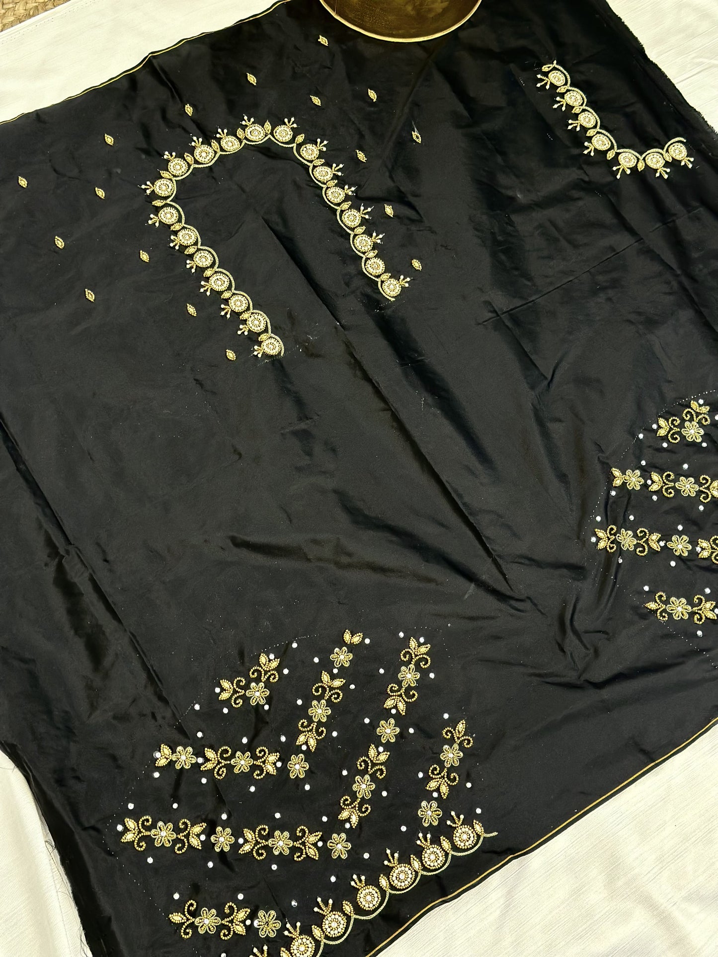 Black Hand Work Blouse