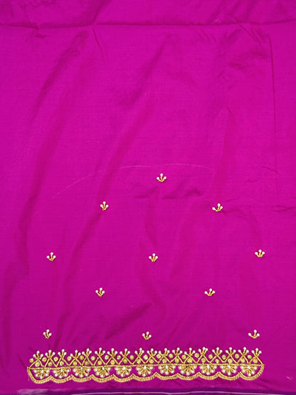 Majenta Pink Hand Work Blouse