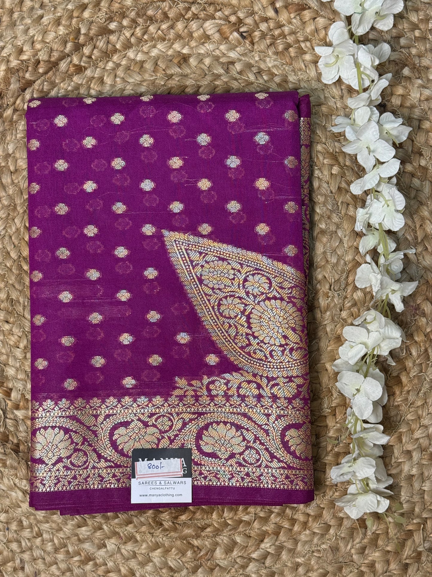Purple Warm Silk Saree