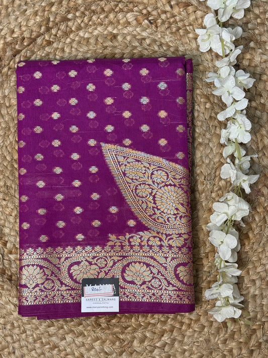 Purple Warm Silk Saree