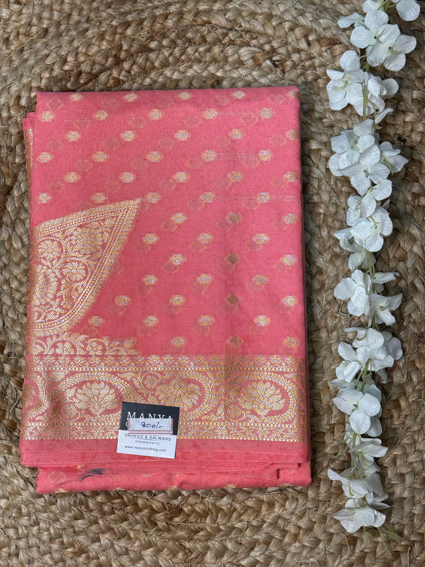 Pink Warm Silk Saree