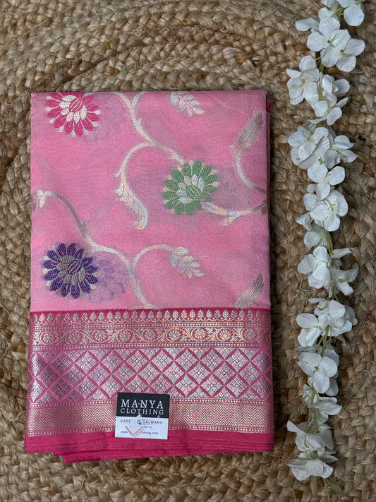Pink Warm Silk Saree