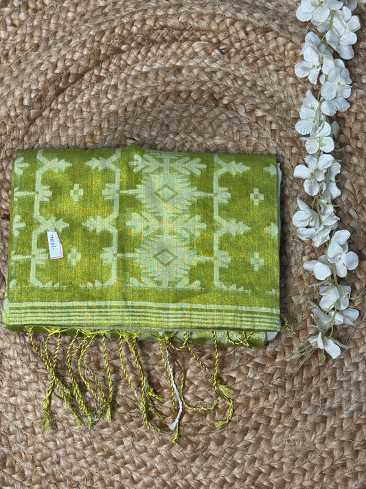 Green Tissue Saree