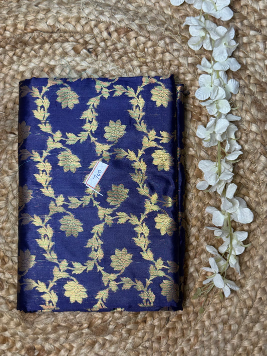Navy Blue Tissue Saree