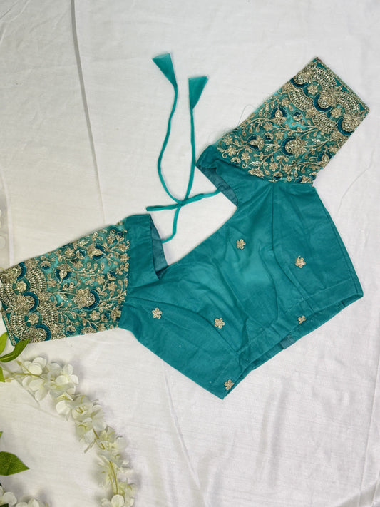 Rama Green Ready to Wear Blouse