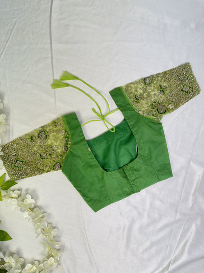 Light Green Ready to Wear Blouse