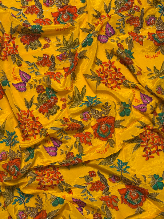Yellow Blouse Material