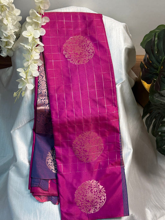 Purple Soft Silk Saree