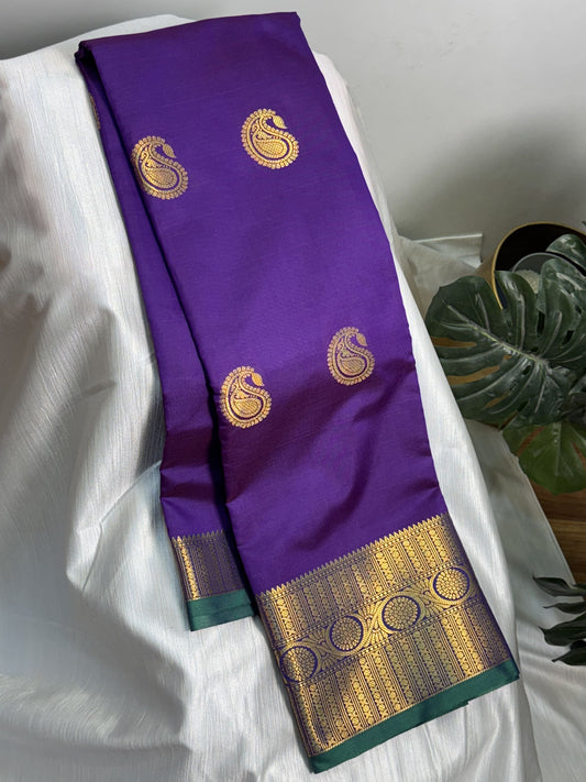 Purple Soft Silk Saree
