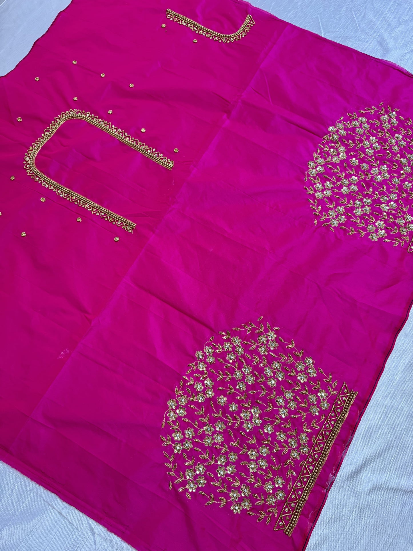 Pink Hand Work Blouse
