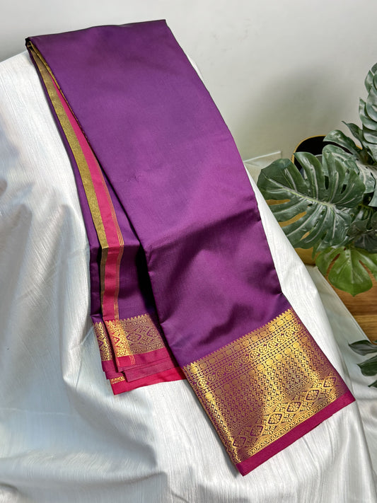 Purple Soft Silk Saree