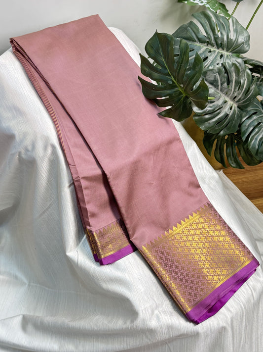 Onion Pink Soft Silk Saree