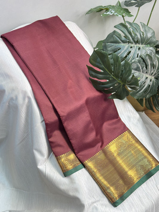 Maroon Soft Silk Saree
