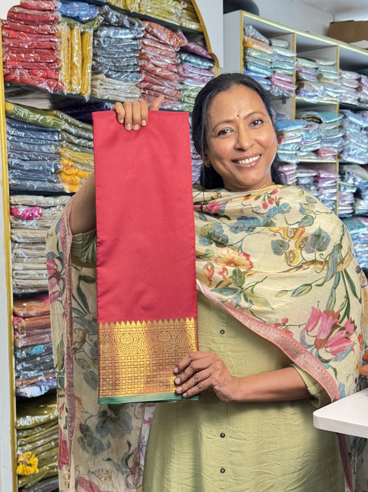 Red Soft Silk Saree
