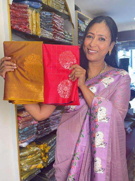 Semi Silk Sarees Combo