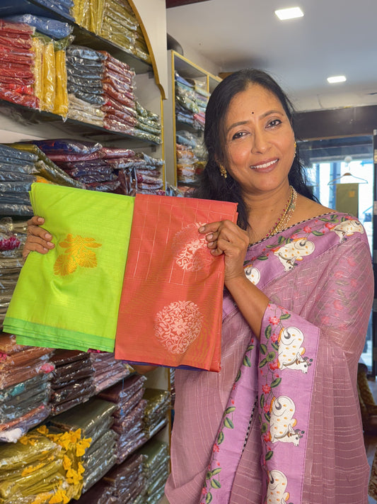 Semi Silk Sarees Combo