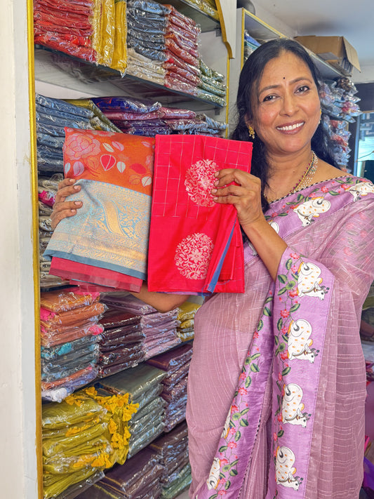 Semi Silk Sarees Combo