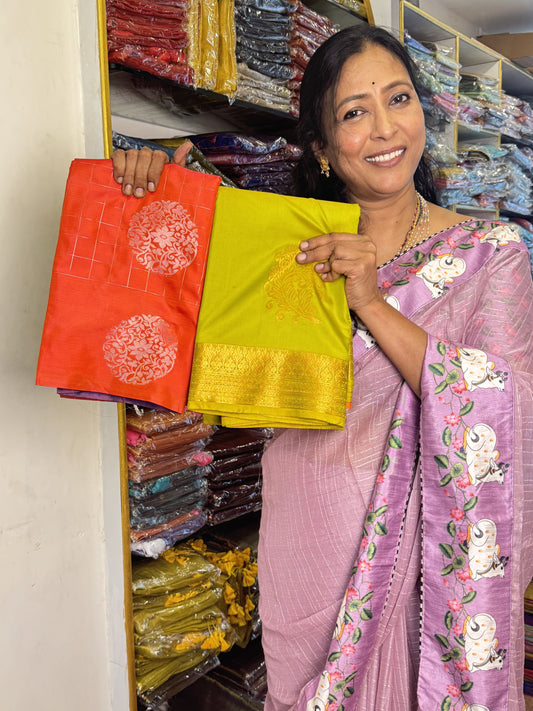Semi Silk Sarees Combo