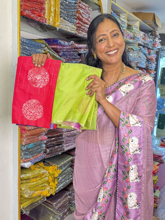Semi Silk Sarees Combo