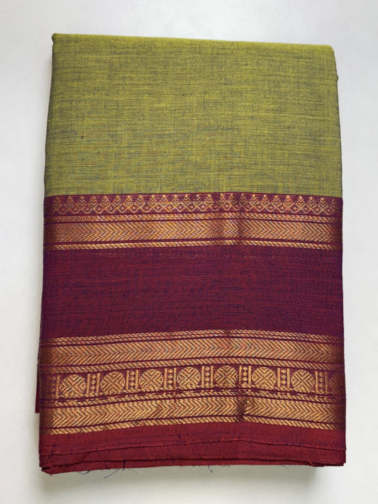 Light green Chettinad Cotton