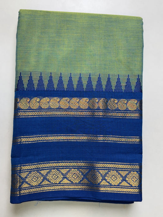 Sea green Chettinad Cotton