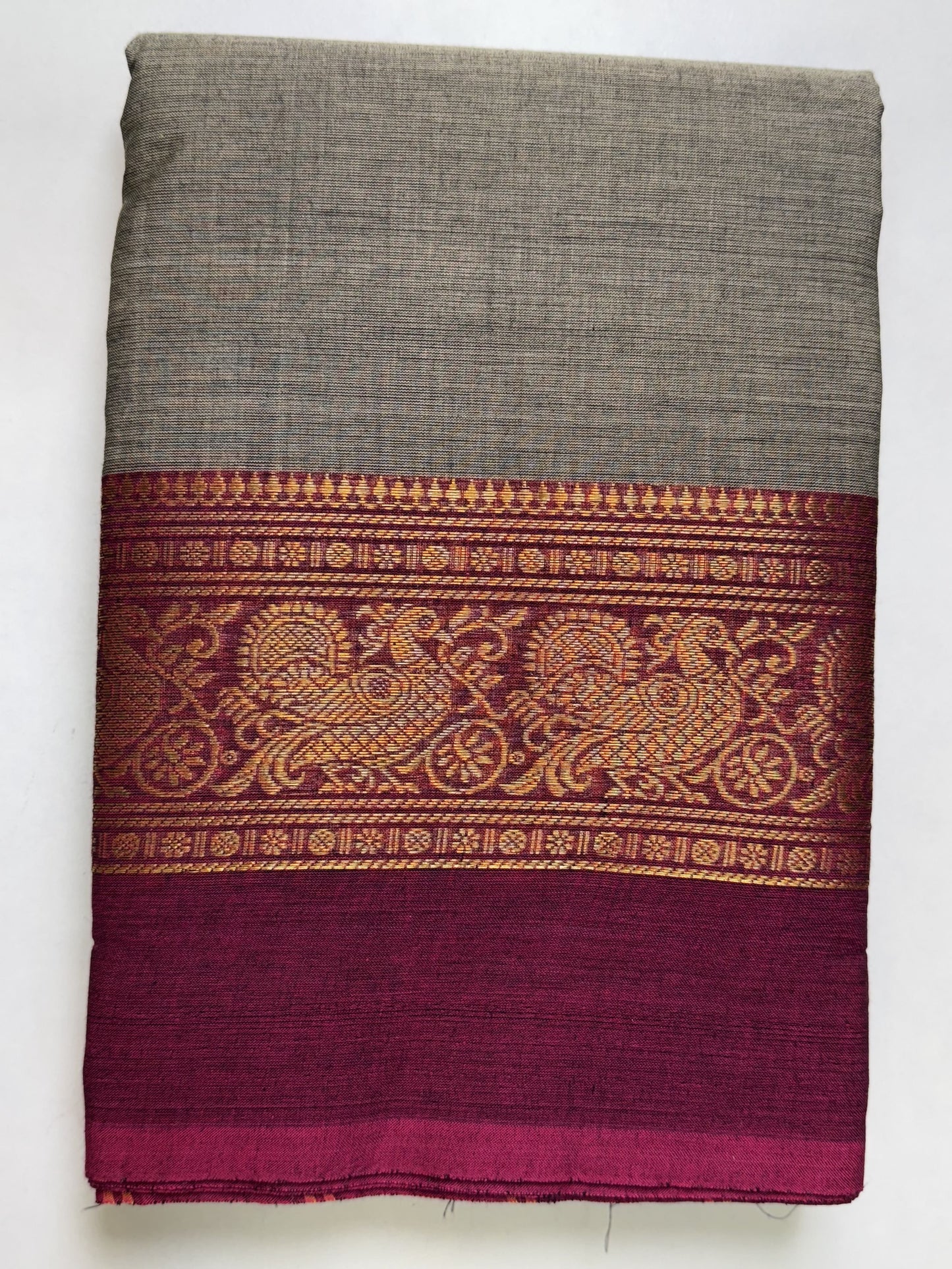 Grey Chettinad Cotton