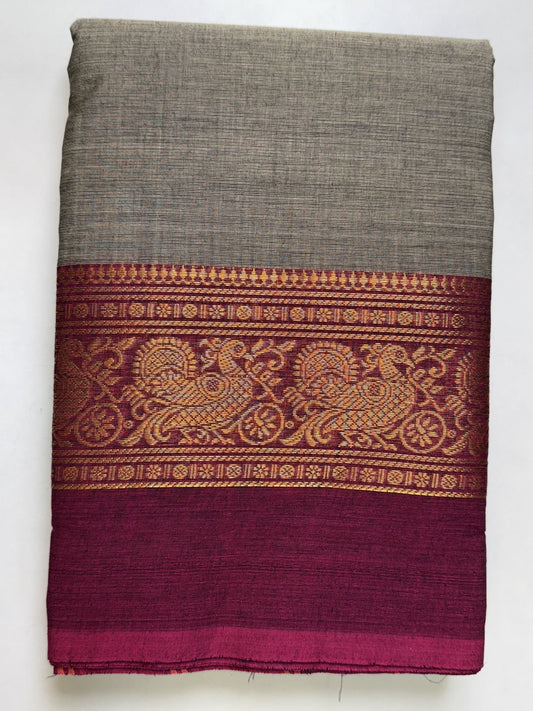Grey Chettinad Cotton
