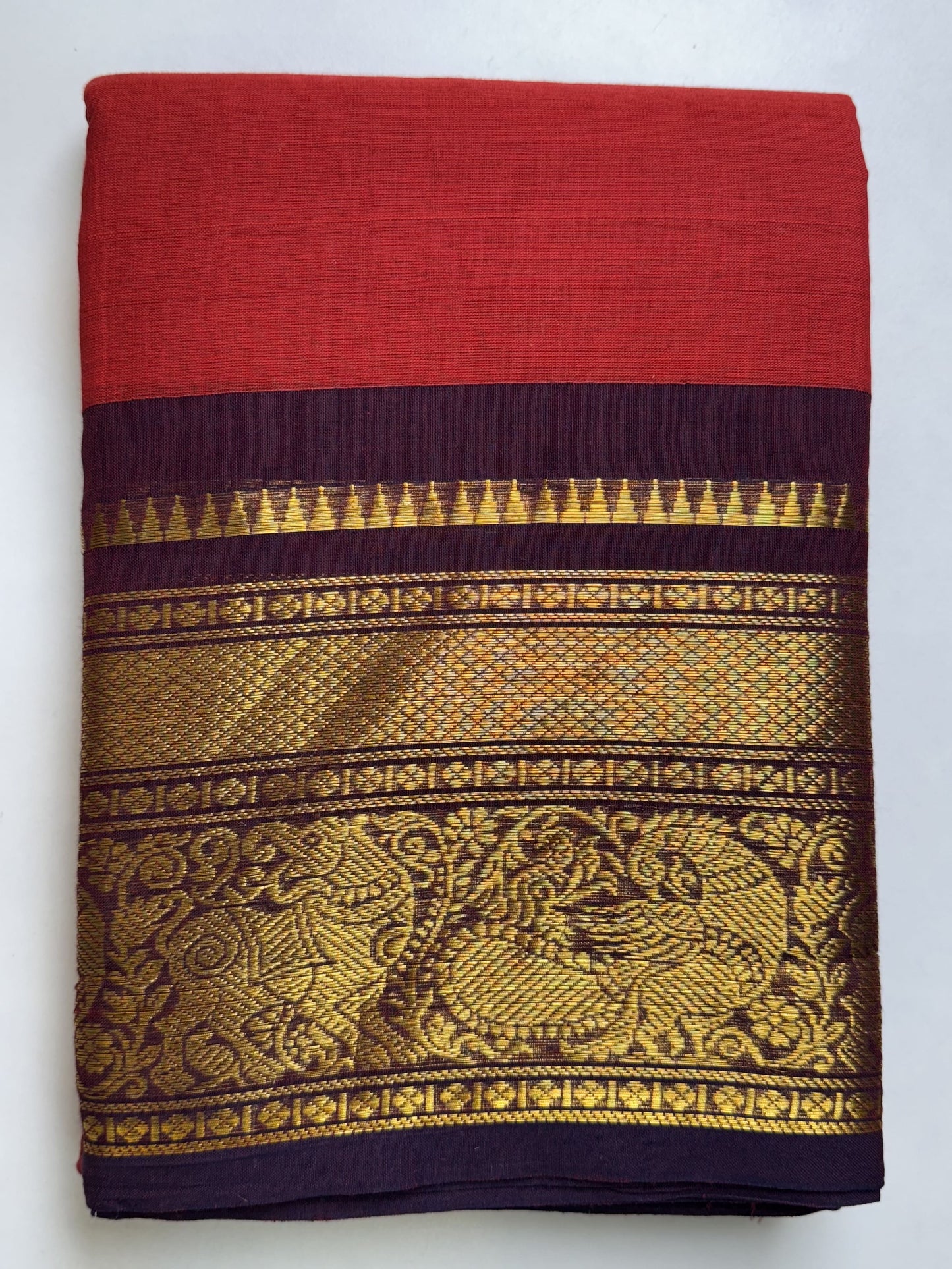 Red Chettinad Cotton