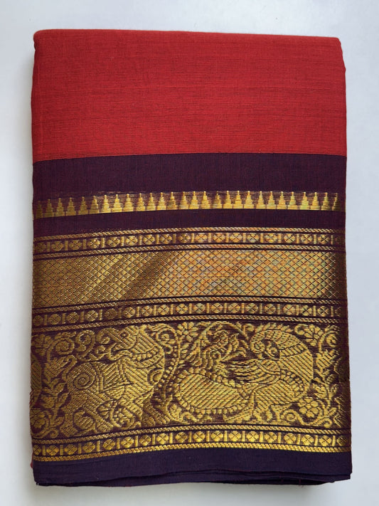 Red Chettinad Cotton