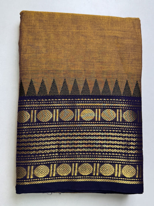 Khaki Chettinad Cotton