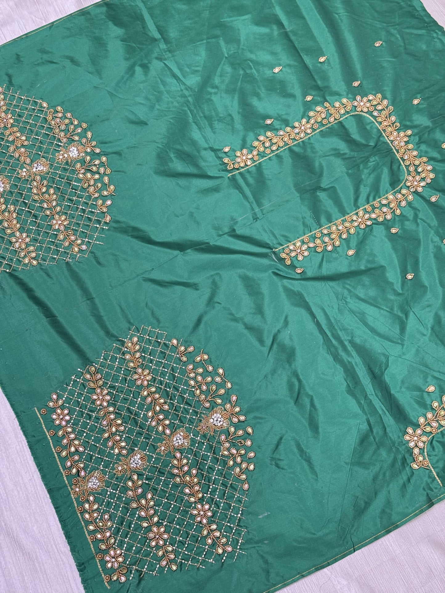 Green Hand Work Blouse