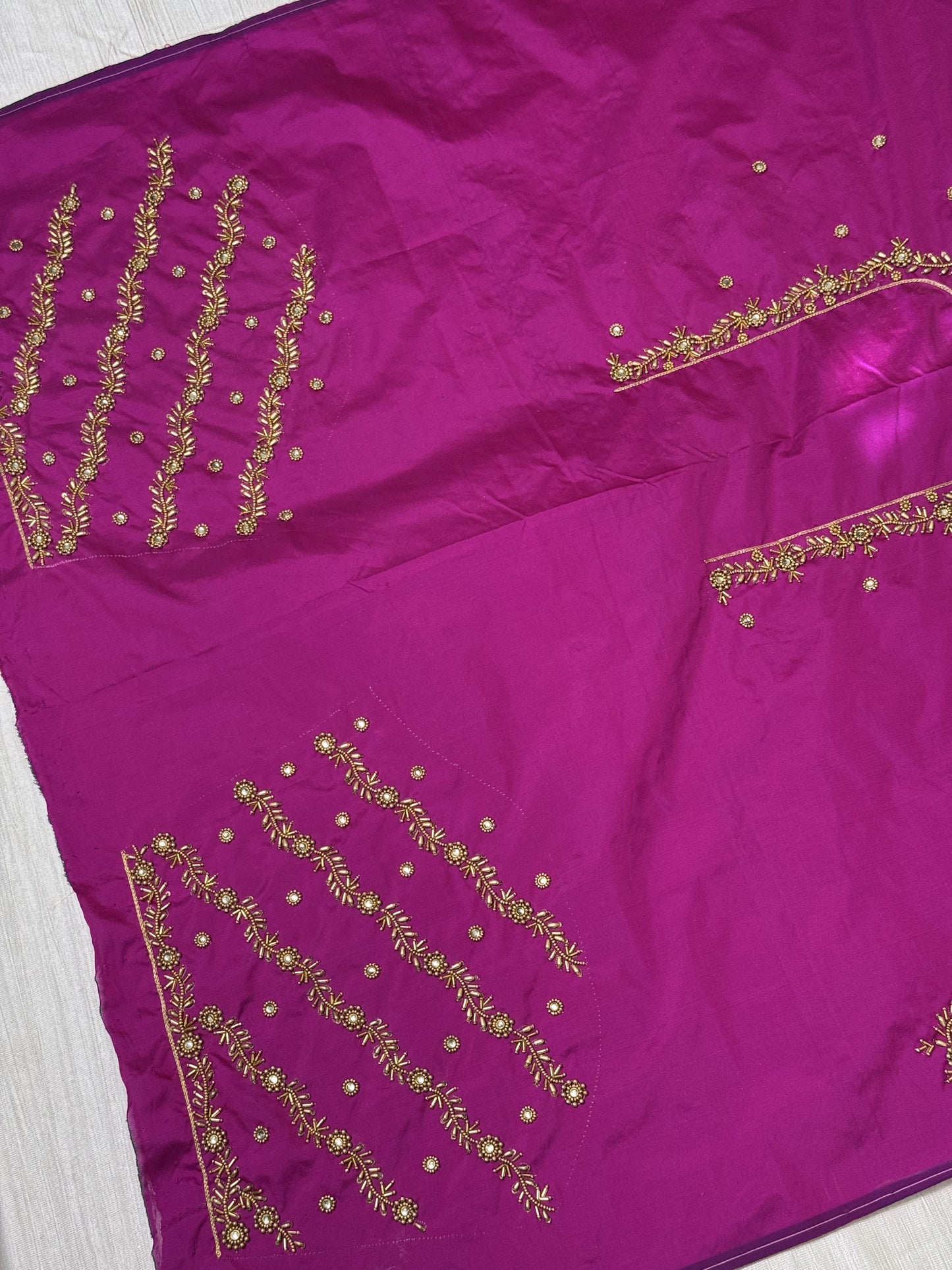 Majenta Pink Hand Work Blouse