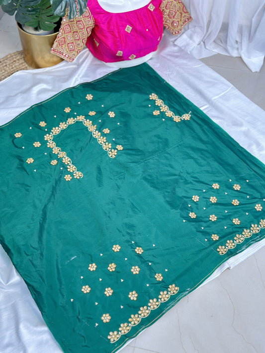 Green Hand Work Blouse