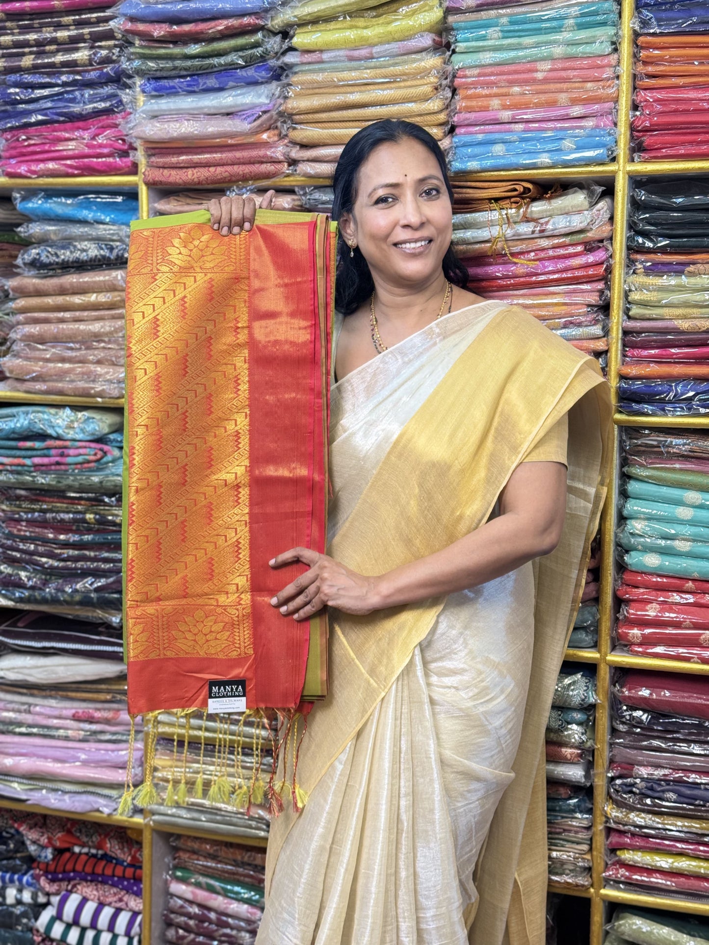 Light Green Soft Silk Saree