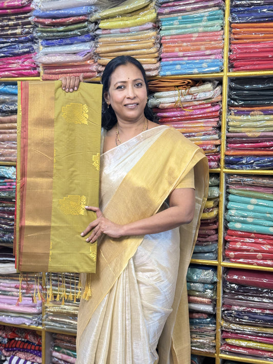 Green Soft Silk Saree