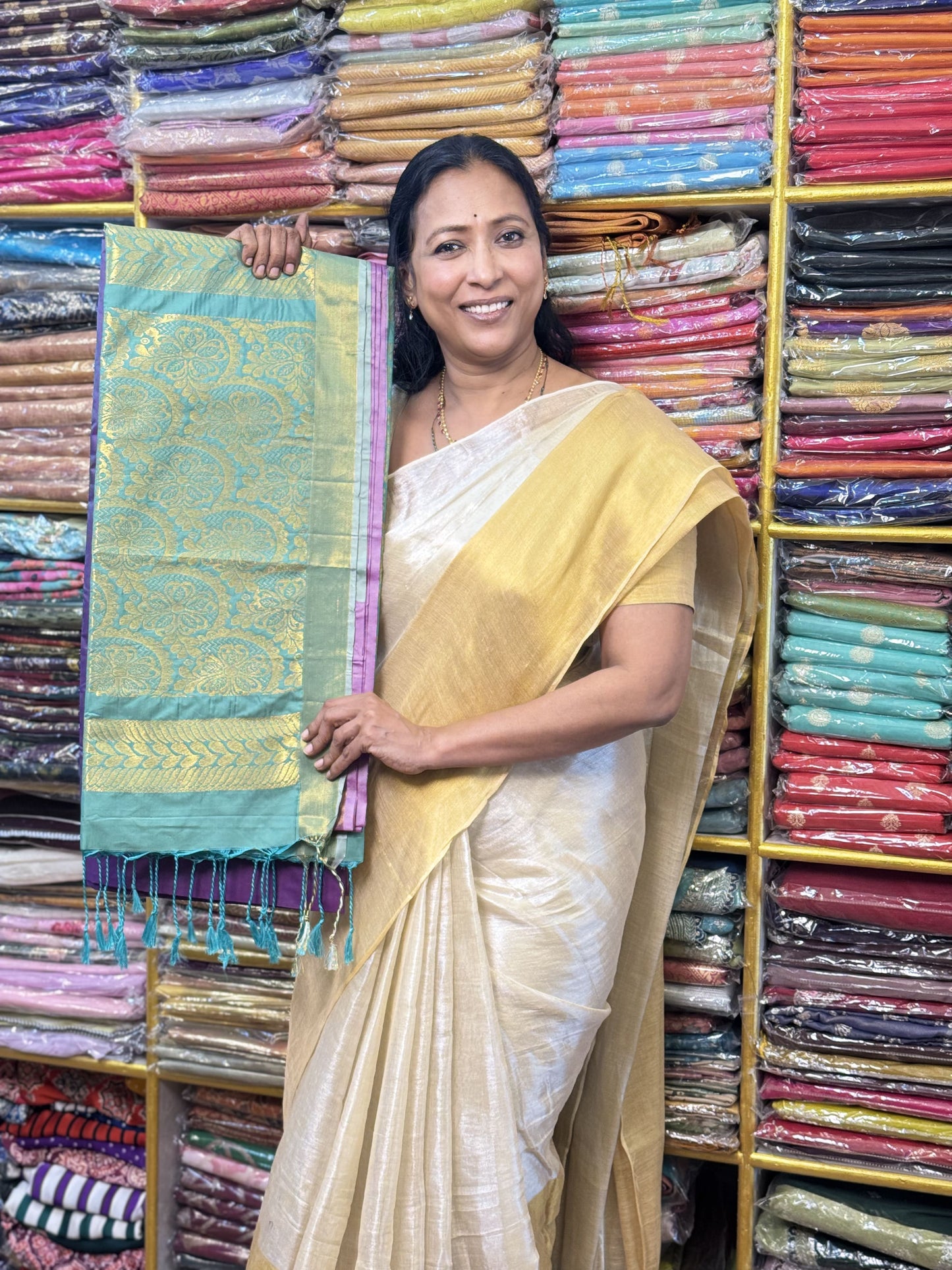 Purple Soft Silk Saree