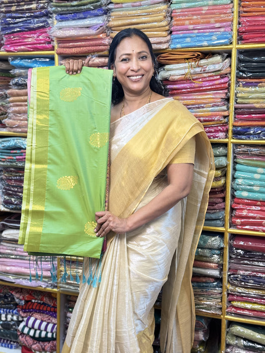 Light Green  Soft Silk Saree