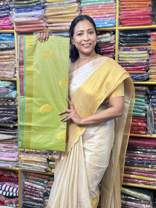 Green Soft Silk Saree