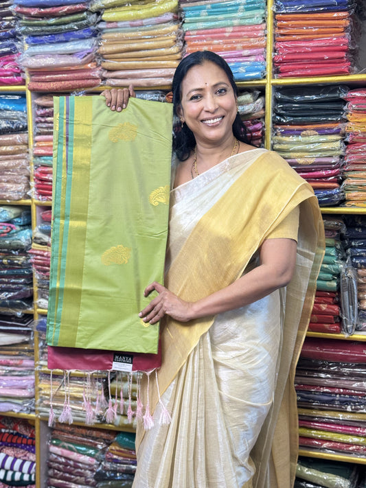 Green Soft Silk Saree