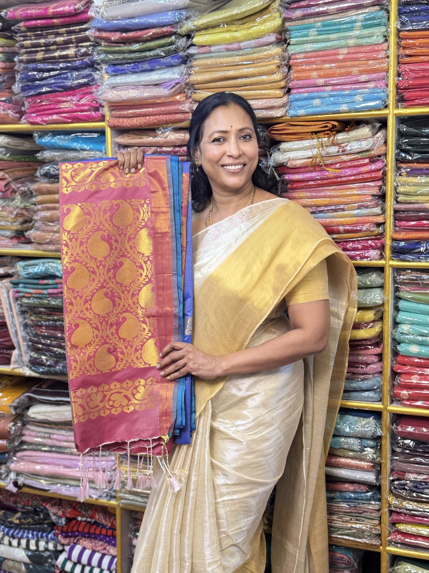 Royal Blue Soft Silk Saree