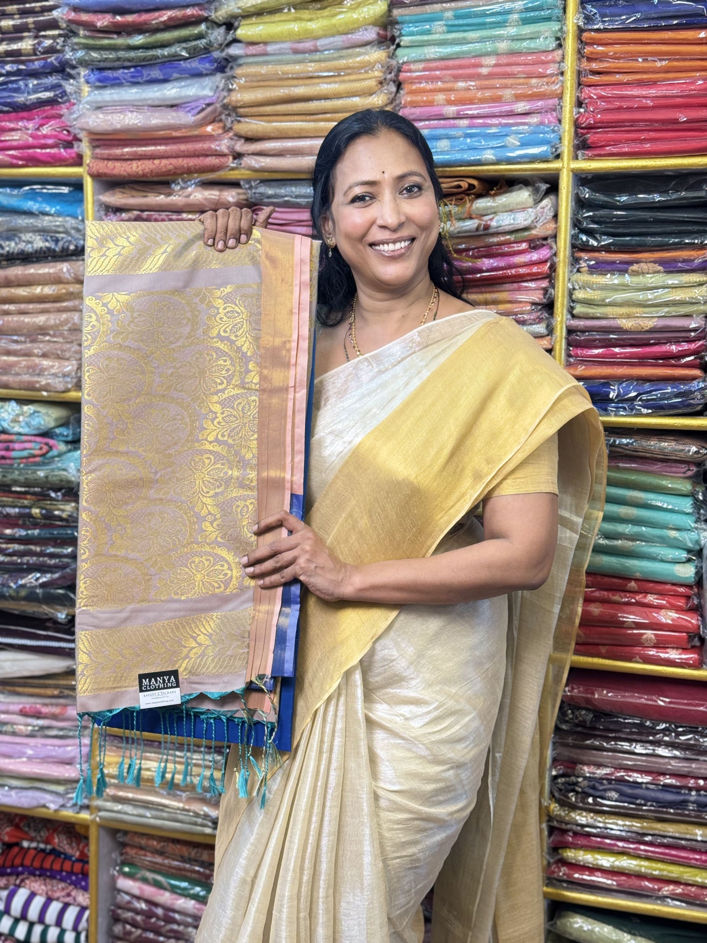 Royal Blue Soft Silk Saree