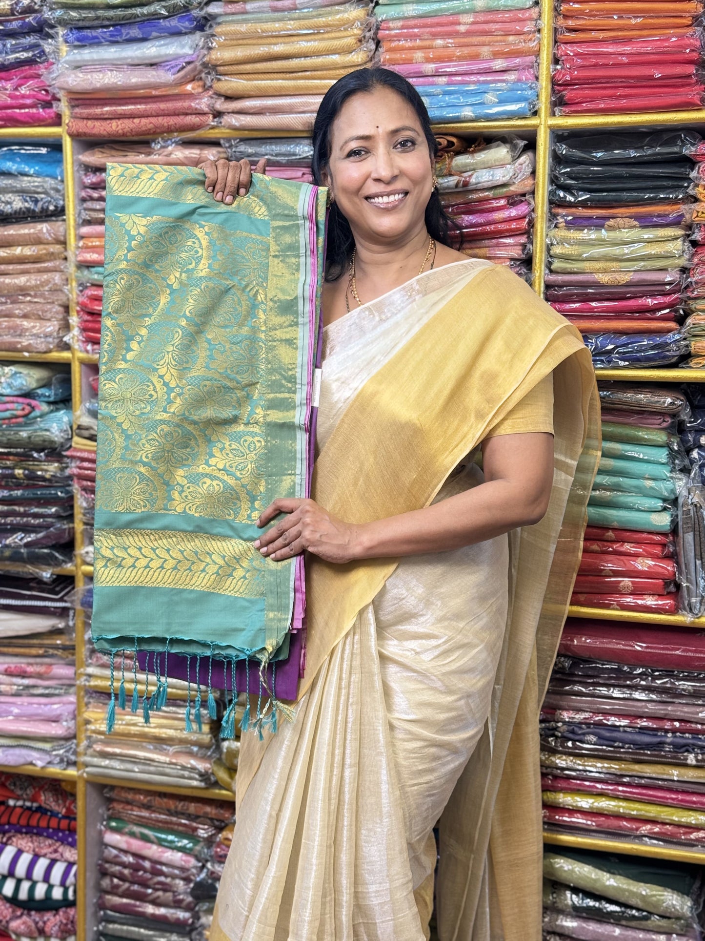 Purple Soft Silk Saree