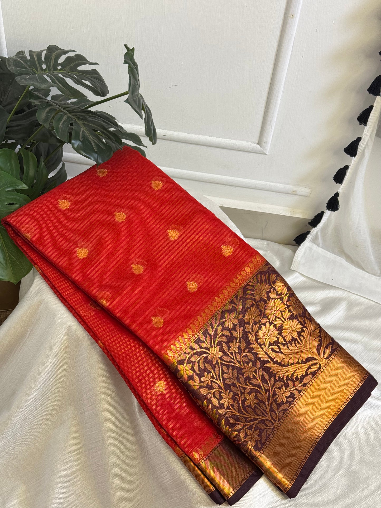 Red Warm Silk Saree