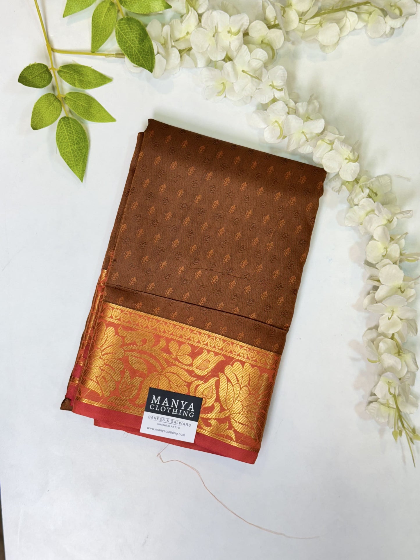 Mustard Semi Silk Saree