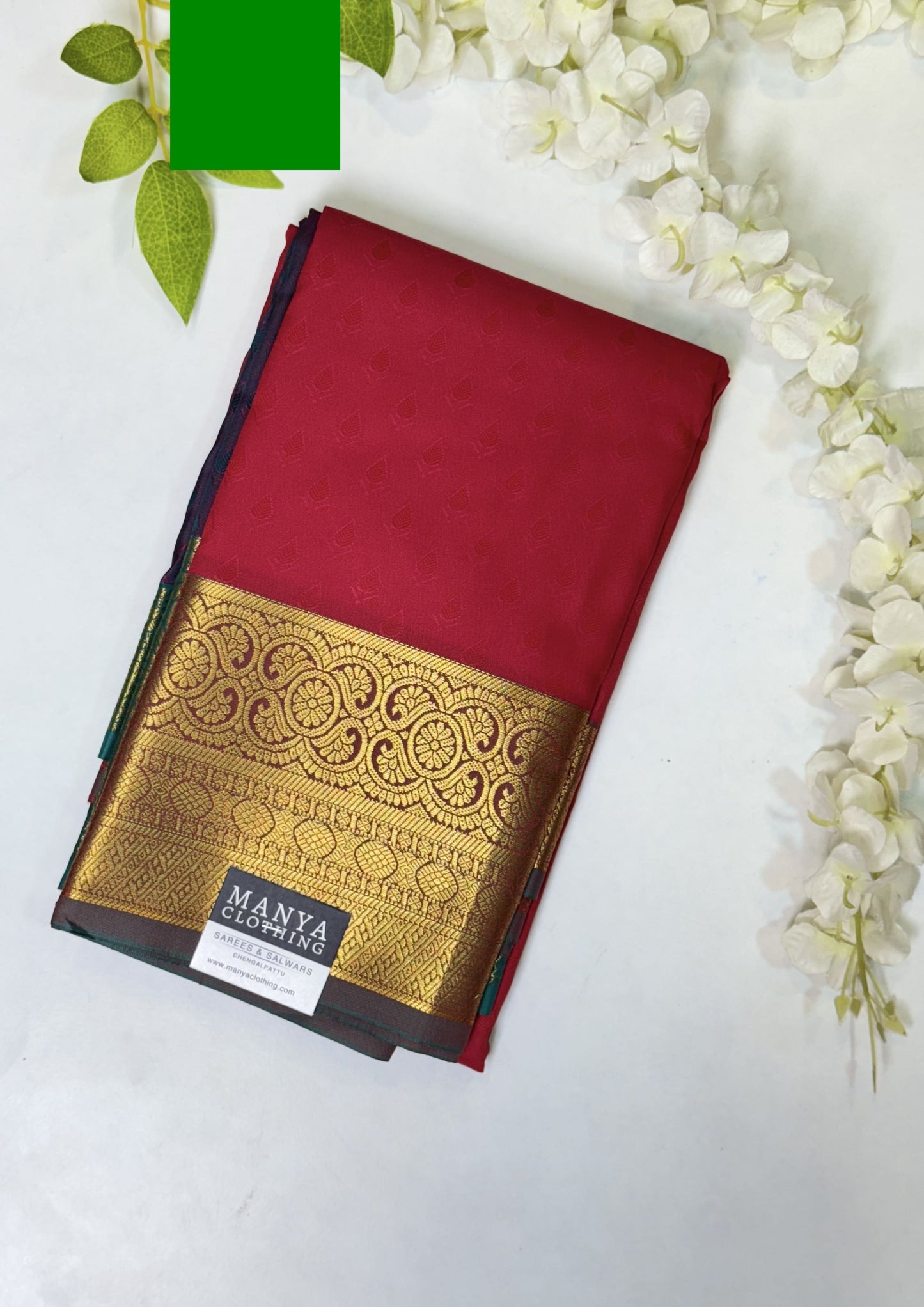 Red Semi Silk Saree
