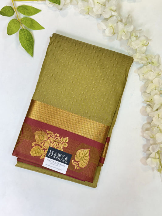 Green Semi Silk Saree