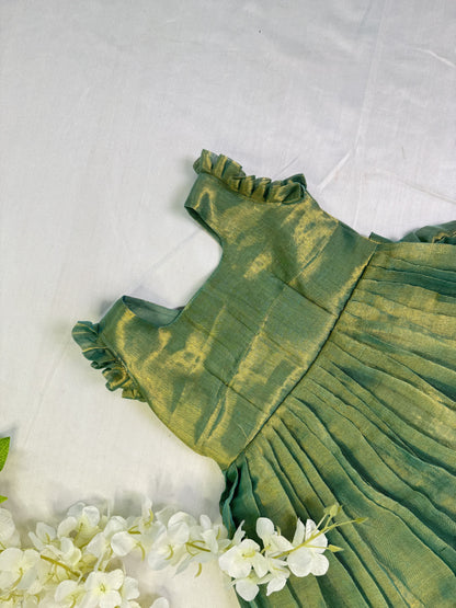 Rama Green Baby Frock