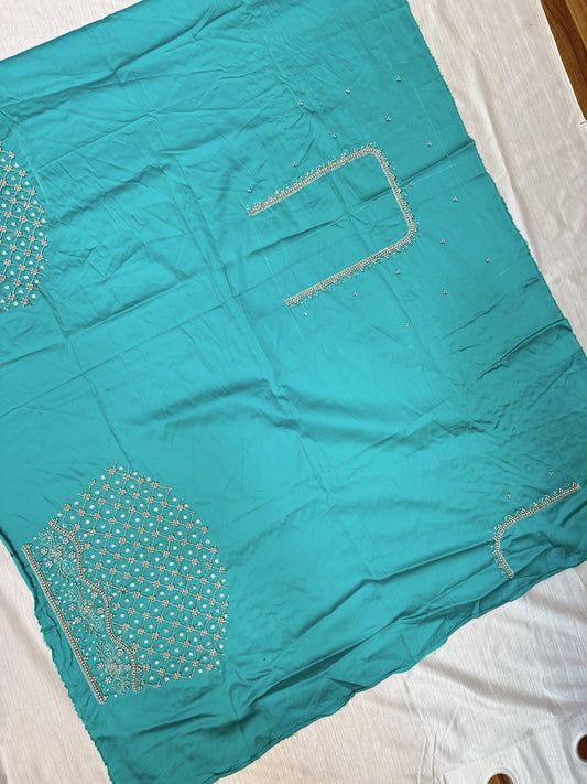 Rama Green Hand Work Blouse